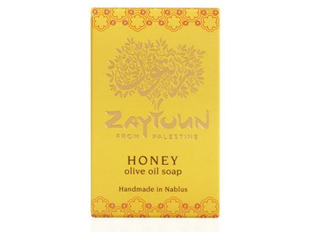 Zaytoun Olive Oil Soap Bar With Honey 100g For Cheap