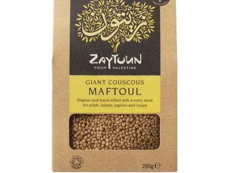 Zaytoun Organic Giant Couscous Maftoul 200g on Sale