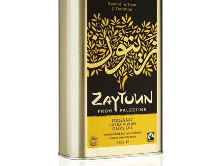 Zaytoun Organic Extra Virgin Olive Oil from Palestine 1L Online