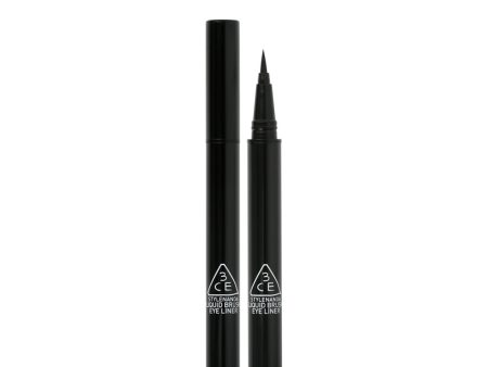 3CE Liquid Brush Eye Liner #BLACK Supply