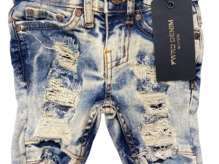 Little Kids FWRD Broken Down Biker Denim Shorts Discount