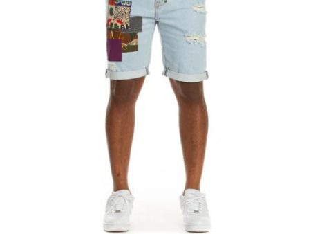 Men AKOO Free Jean Short on Sale