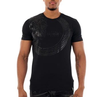 Men AVENUE GEORGE V PARIS Baroque Lion Head T-Shirt For Sale