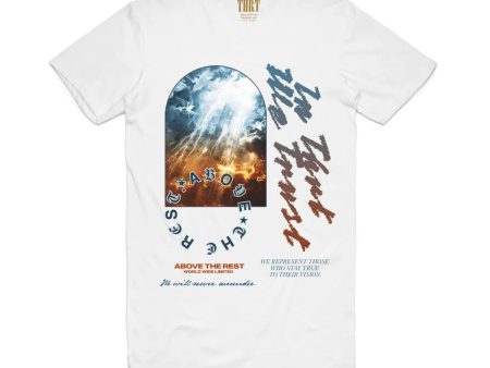 Men THRT DENIM Above The Clouds T-Shirt OD Hot on Sale