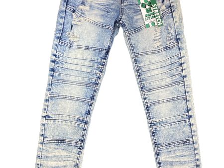 Kids DEMOITLION Rip Stretch Jeans Supply