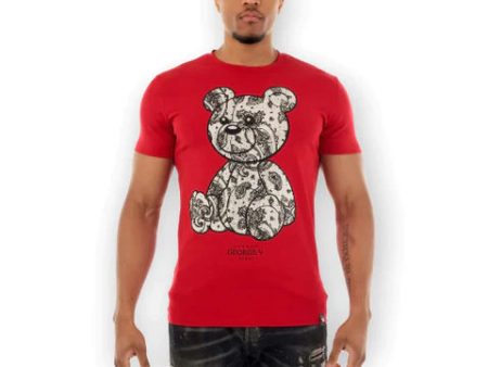 Men AVENUE GEORGE V PARIS Baroque Teddy Bear T-Shirt For Sale