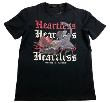 Men STREETZ IZ WATCHIN Heartless T-shirt on Sale