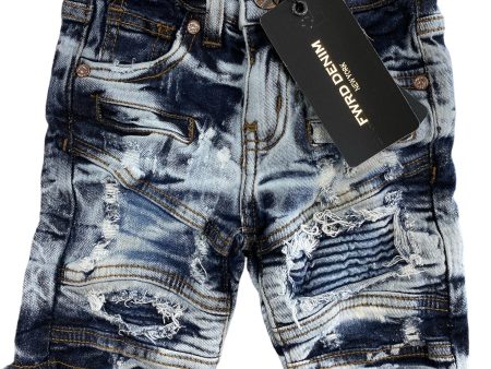 Little Kids FWRD Motocross Denim Shorts For Discount