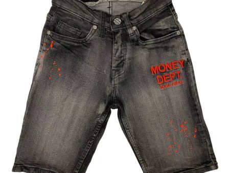 Kids FWRD Painted Money Dept. Denim Shorts Online Sale