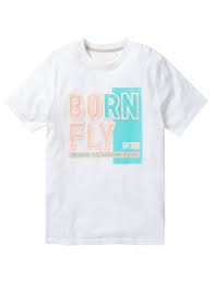 Big&Tall Men BORN FLY Sheen Break T-Shirt For Cheap