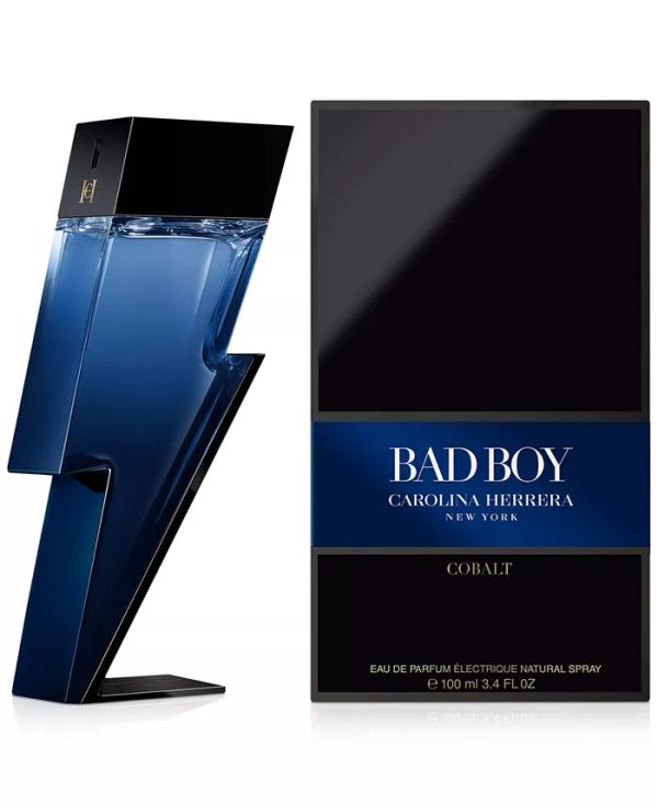 Men CAROLINA HERRERA Bad Boy Cobalt Eau De Parfum 3.4FL OZ For Discount