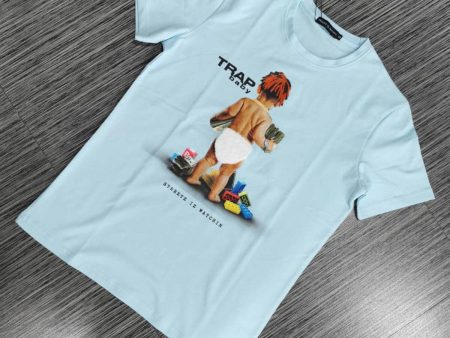 Men STREETZ IZ WATCHIN Trap Baby T-shirt Discount