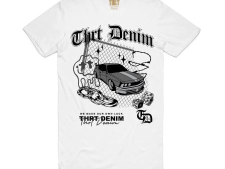 Men THRT DENIM Noir T-Shirt OD Online Sale