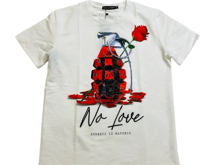 Men STREETZ IZ WATCHIN No Love T-shirt Online now