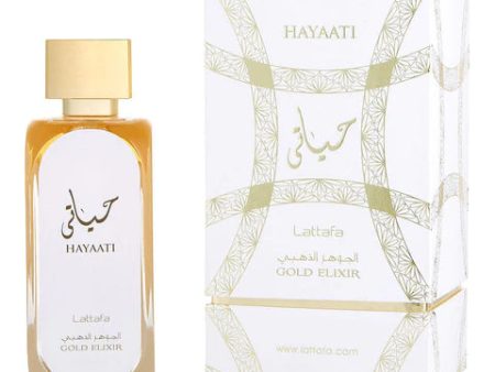 Unisex LATTAFA Gold Elixir 3.4 Oz EAU DE PARFUM Hot on Sale