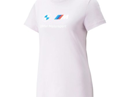 WOMEN PUMA BMW MOTORSPORT ESSENTIALS LOGO T-SHIRT Supply