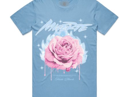 Men HASTA MUERTE Watercolor Rose T-Shirt Online