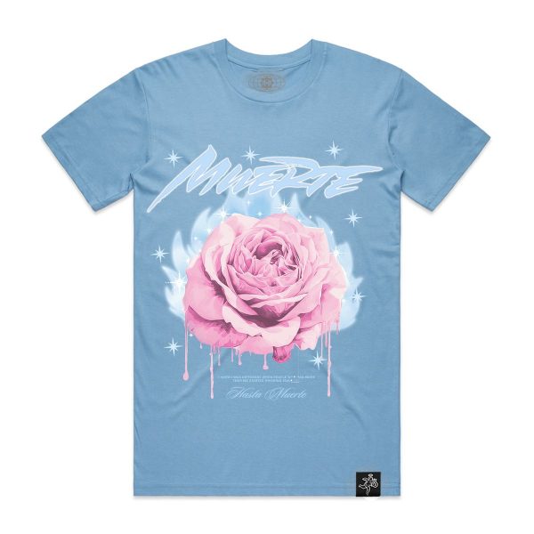 Men HASTA MUERTE Watercolor Rose T-Shirt Online