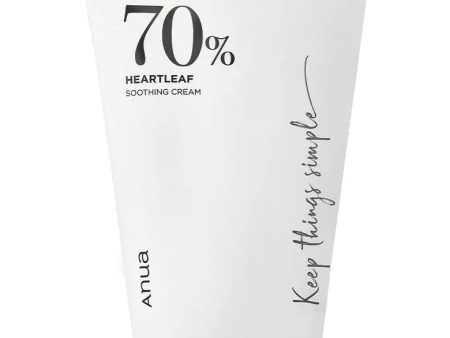 anua HeartLeaf 70% Soothing Cream For Cheap