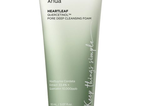 anua HeartLeaf Quercetinol Pore Deep Cleansing Foam For Discount